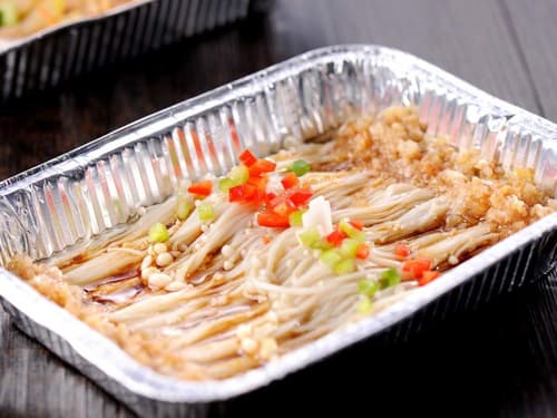 沂源锡纸烤金针菇